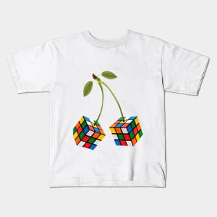 Cherry rubik Kids T-Shirt